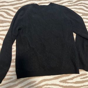 100% cashmere black sweater